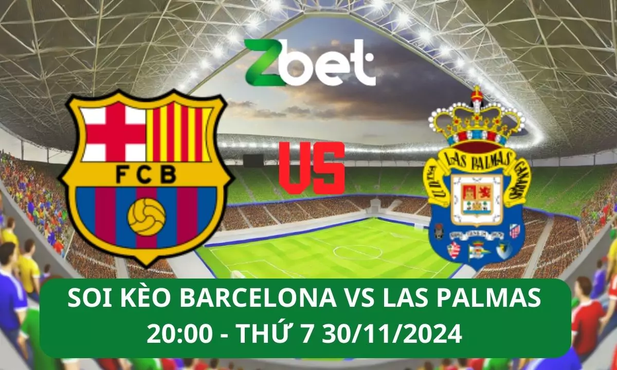 Nhận định soi kèo Barcelona vs Las Palmas, 20h00 30/11/2024 – La Liga