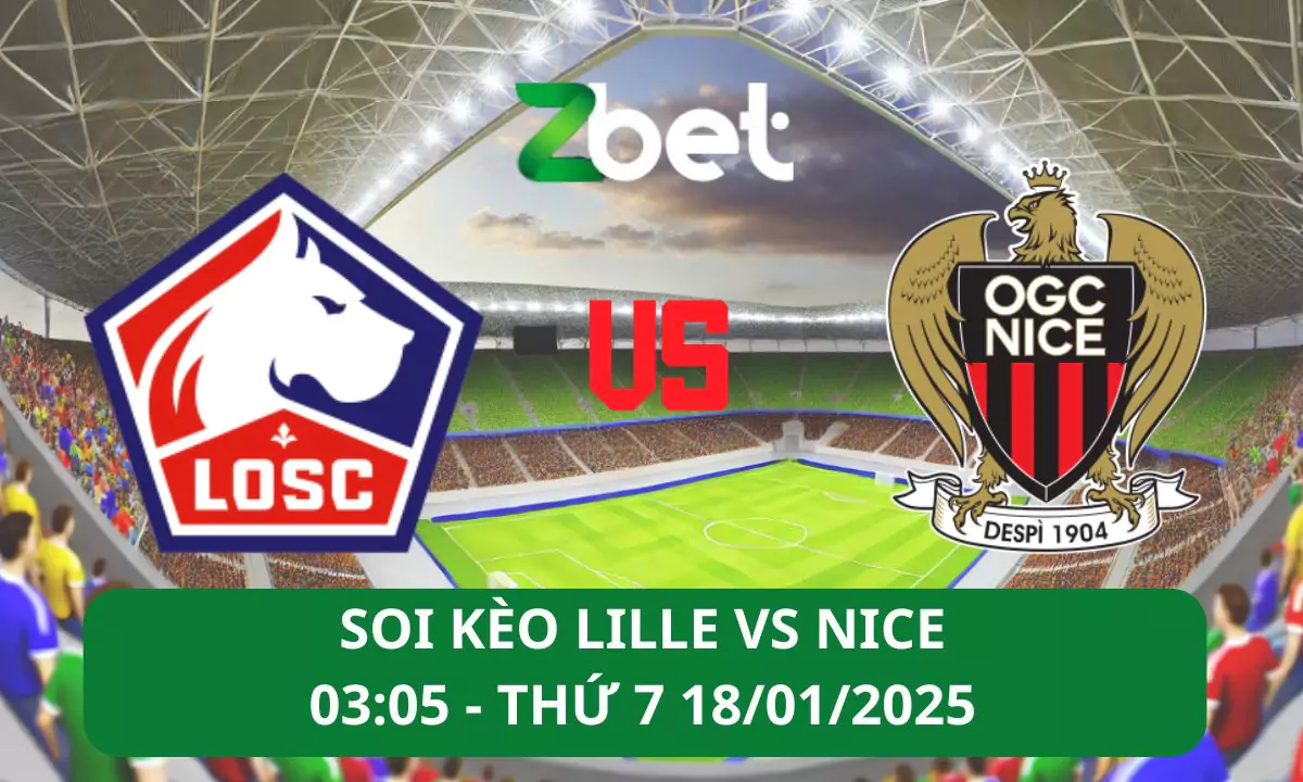 Nhận định soi kèo Lille vs Nice, 03h05 18/01/2025 – Ligue 1