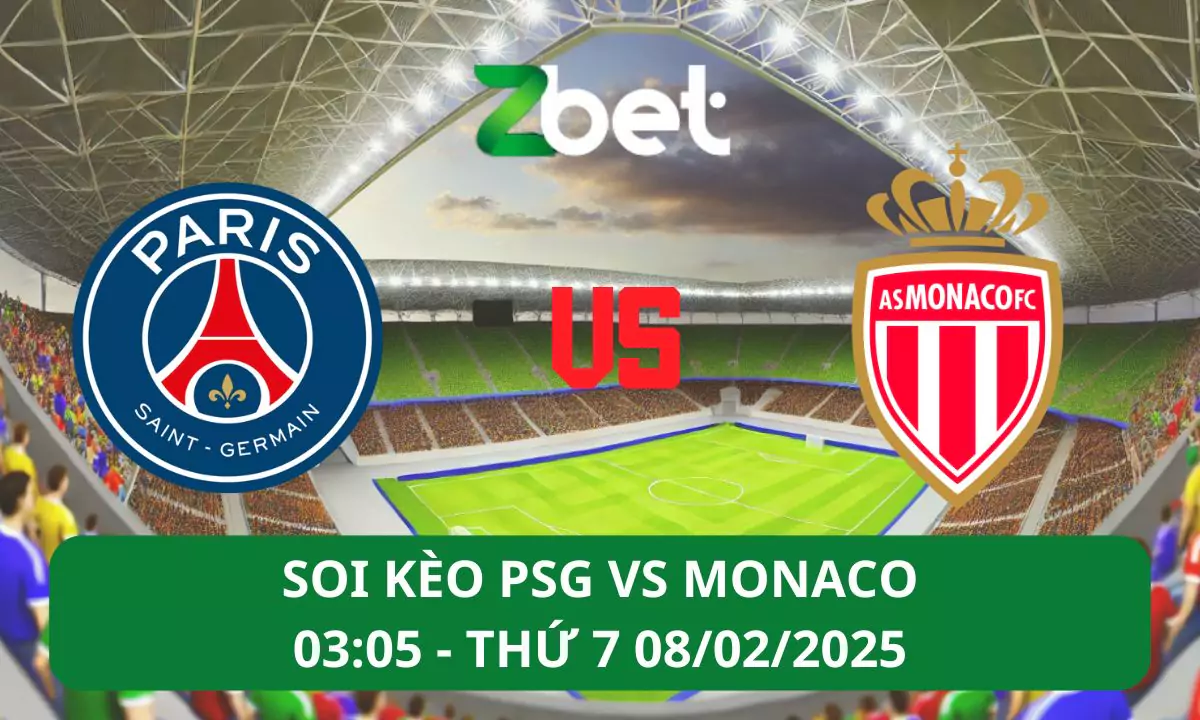 Nhận định soi kèo PSG vs Monaco, 03h05 08/02/2025 – Ligue 1