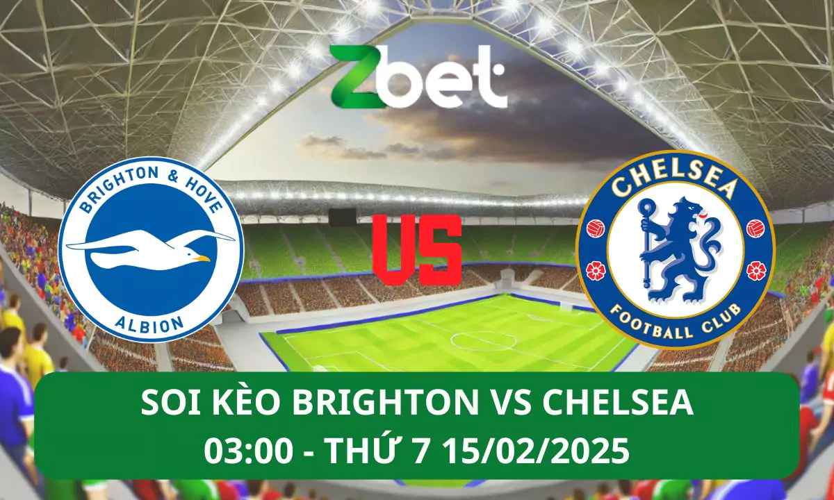 Nhận định soi kèo Brighton vs Chelsea, 03h00 15/02/2025 – Ngoại hạng Anh
