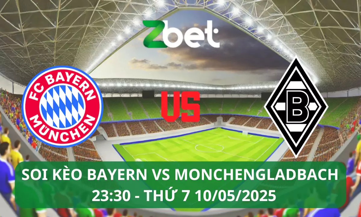 Nhận định soi kèo Bayern Munich vs Monchengladbach, 23h30 10/05/2025 – Bundesliga