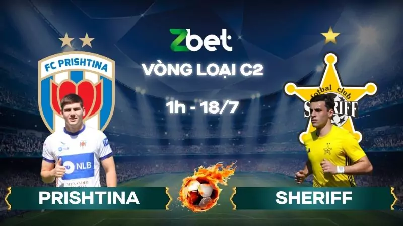 Nhận định soi kèo Prishtina vs Sheriff - 01h00 18/07/2025 – Vòng loại C2