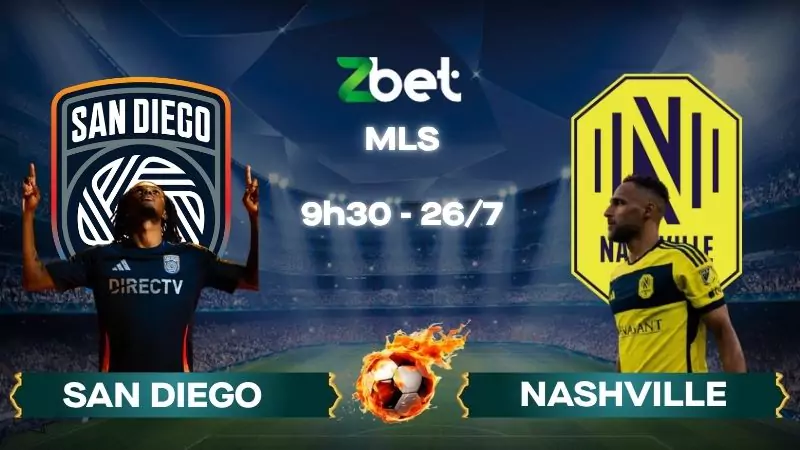Nhận định soi kèo San Diego vs Nashville – 09h30 26/07/2025 – MLS