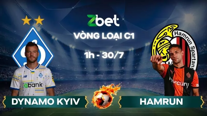 Nhận định soi kèo Dynamo Kyiv vs Hamrun - 01h00 30/07/2025 – Vòng loại C1