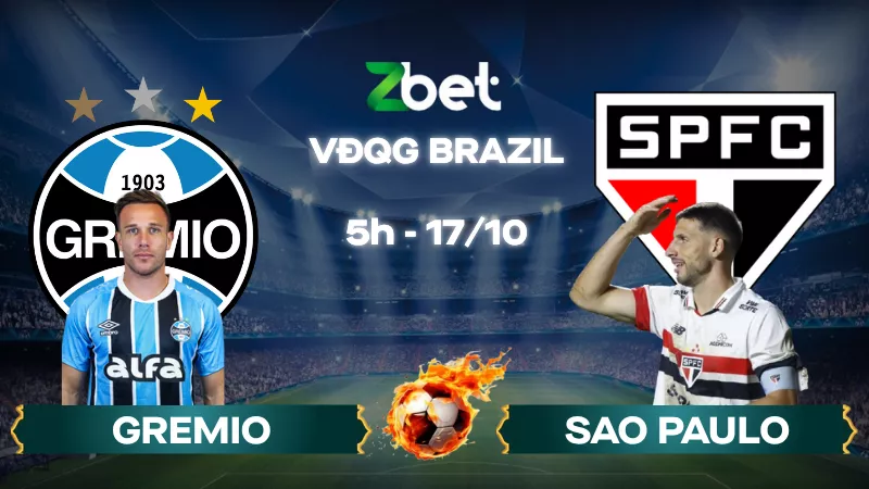 Nhận định soi kèo Gremio vs Sao Paulo – 07h30 17/10/2025 – VĐQG Brazil