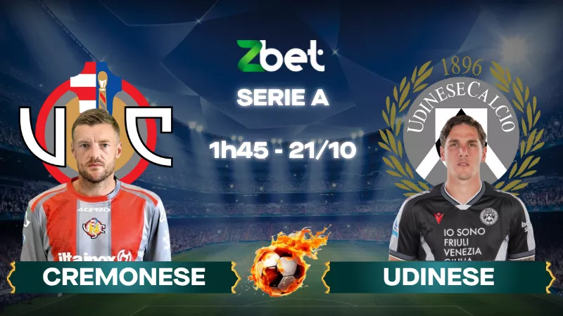 Nhận định soi kèo Cremonese vs Udinese – 01h45 21/10/2025 – Serie A