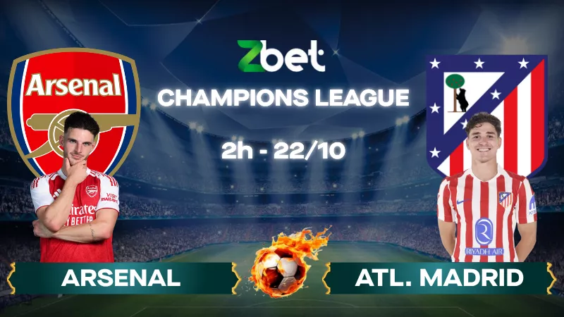 Nhận định soi kèo Arsenal vs Atl. Madrid – 02h00 22/10/2025 – Champions League