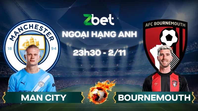 Nhận định soi kèo Man City vs Bournemouth – 23h30 02/11/2025 – Ngoại hạng Anh