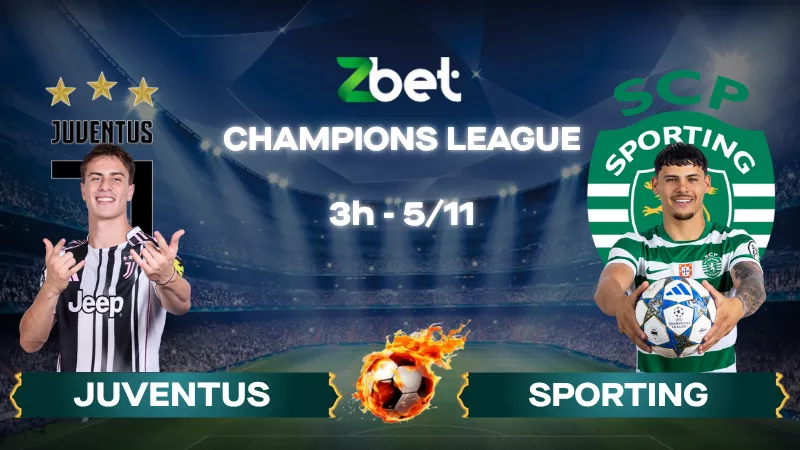Nhận định soi kèo Juventus vs Sporting Lisbon – 03h00 05/11/2025 – Champions League